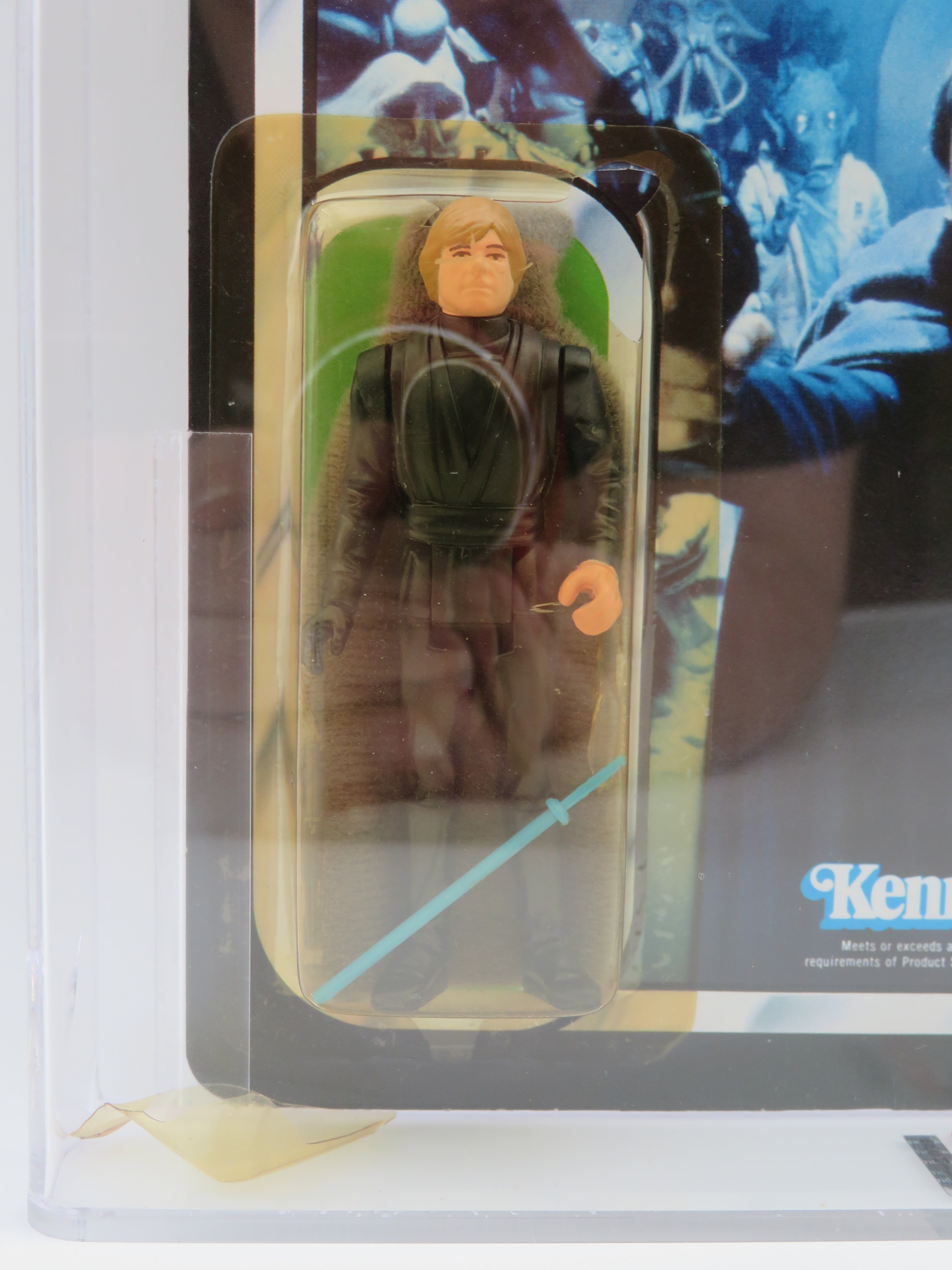 STAR WARS : ROTJ Luke Skywalker (Jedi Knight Outfit) AFA Graded Action Figure - Kenner (1983) Vintage Toy